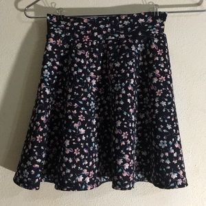 Floral skater skirt